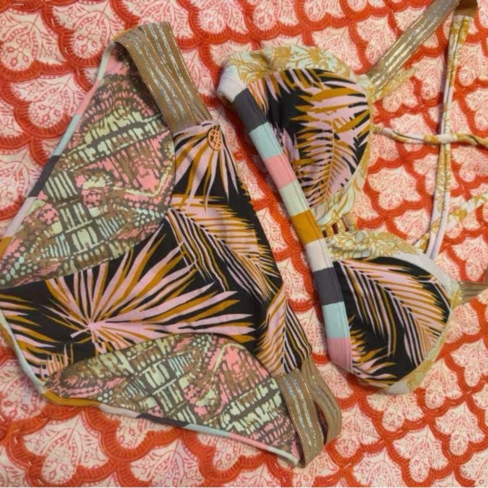Maaji Multicolor Tropical Bikini Set sz M